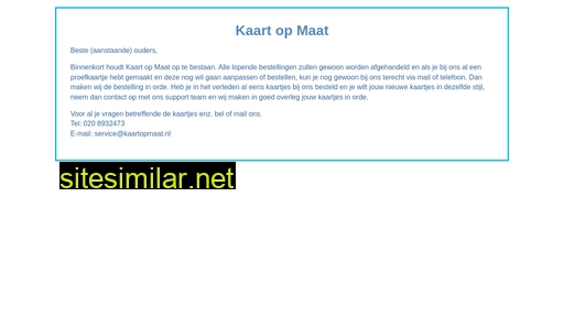 kaartopmaat.nl alternative sites