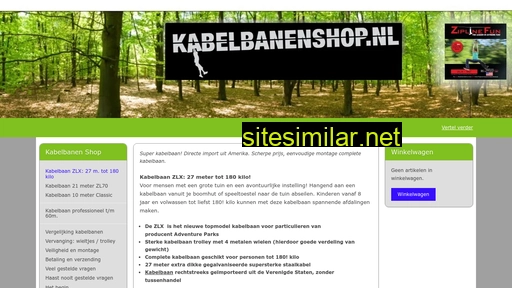 kabelbanenshop.nl alternative sites
