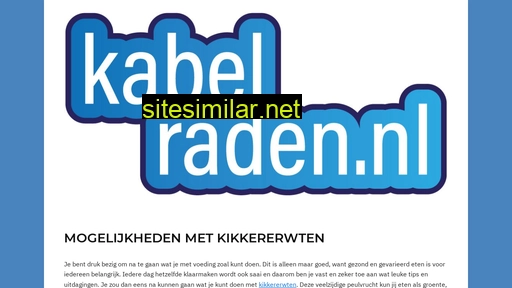 kabelraden.nl alternative sites