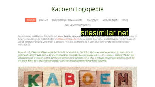 kaboemlogopedie.nl alternative sites