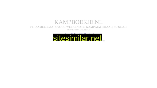 kampboekje.nl alternative sites