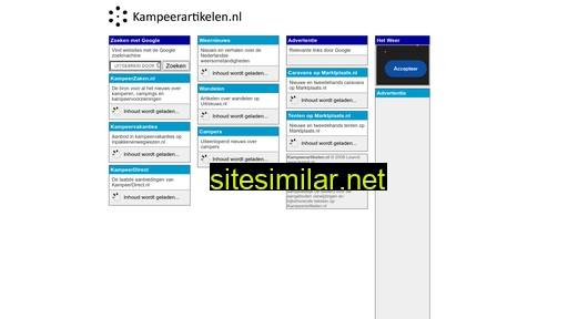 kampeerartikelen.nl alternative sites