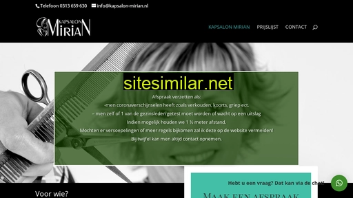 kapsalon-mirian.nl alternative sites
