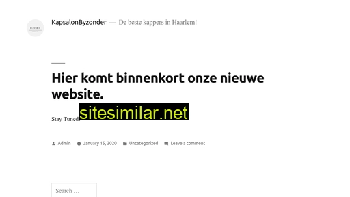 kapsalonbyzonder.nl alternative sites