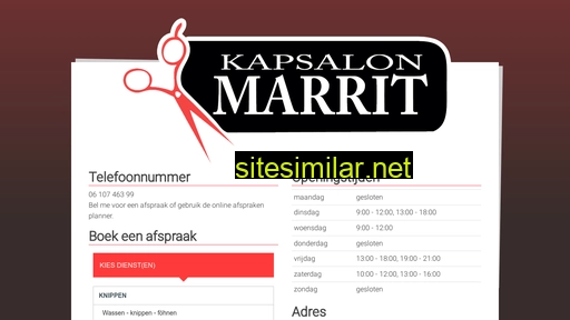 kapsalonmarrit.nl alternative sites