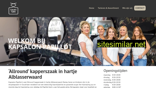 kapsalonpapillotgoudriaan.nl alternative sites