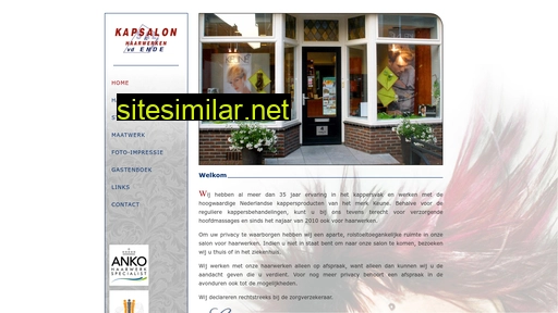kapsalonvandenende.nl alternative sites