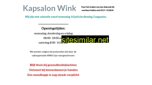 kapsalonwink.nl alternative sites
