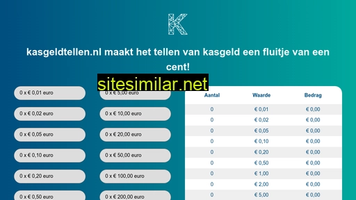 kasgeldtellen.nl alternative sites