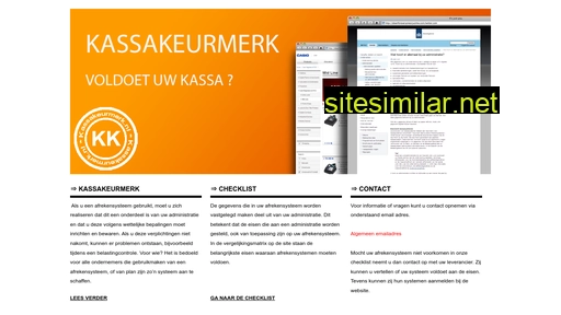 kassakeurmerk.nl alternative sites