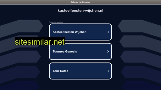 kasteelfeesten-wijchen.nl alternative sites