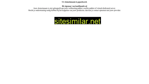 kauffmanbv.nl alternative sites
