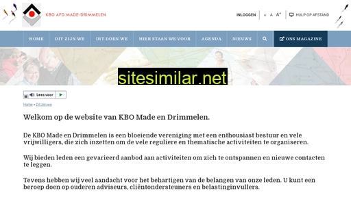 kbo-made-drimmelen.nl alternative sites