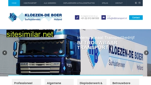kdbtransport.nl alternative sites