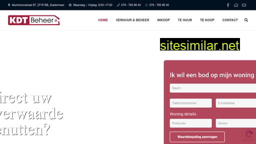 kdtbeheer.nl alternative sites