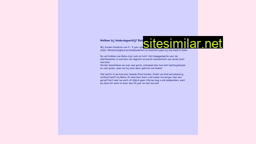 kdv-balou.nl alternative sites