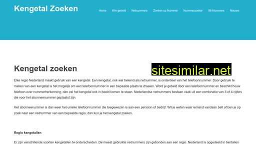 kengetalzoeken.nl alternative sites