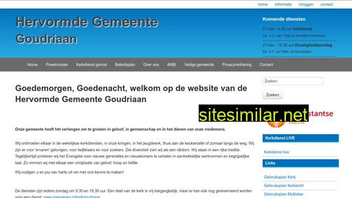 kerkgoudriaan.nl alternative sites