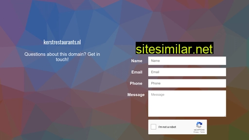 kerstrestaurants.nl alternative sites