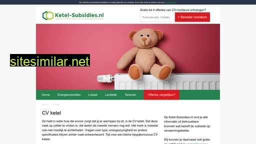 Ketel-subsidies similar sites