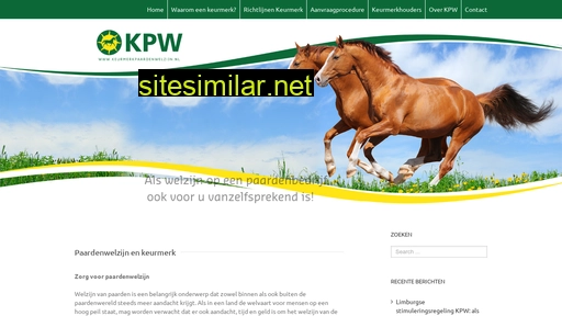 keurmerkpaardenwelzijn.nl alternative sites