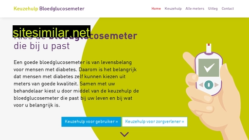 keuzehulpbloedglucosemeter.nl alternative sites