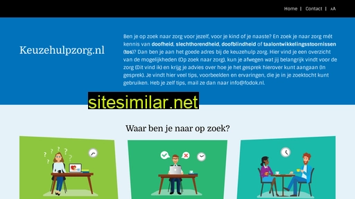 keuzehulpzorg.nl alternative sites
