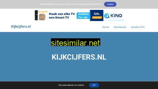 kijkcijfers.nl alternative sites