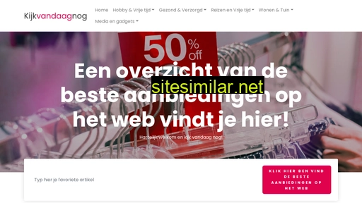 kijkvandaagnog.nl alternative sites
