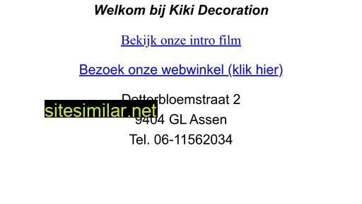 kiki-decoration.nl alternative sites