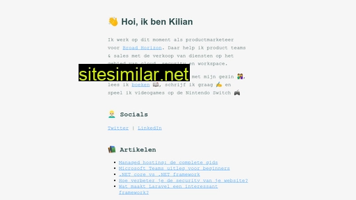 kiliandrewel.nl alternative sites