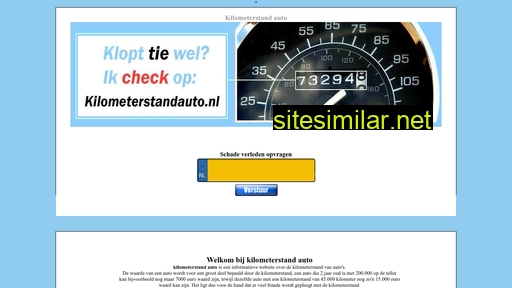 kilometerstandauto.nl alternative sites