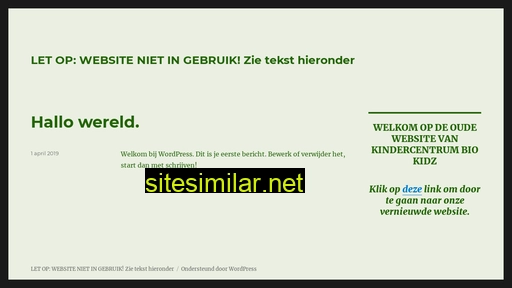 kindercentrumbiokidz.nl alternative sites