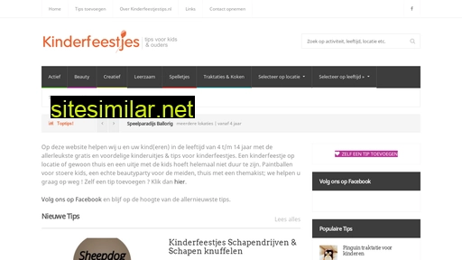 kinderfeestjestips.nl alternative sites
