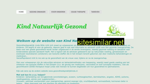 kindnatuurlijkgezond.nl alternative sites
