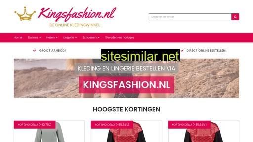 kingsfashion.nl alternative sites