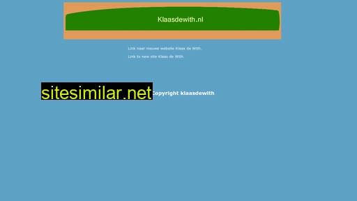 klaasdewith.nl alternative sites