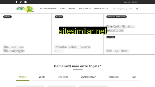 klassiekehomeopathie.nl alternative sites