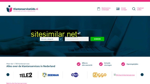 klantenservicegids.nl alternative sites