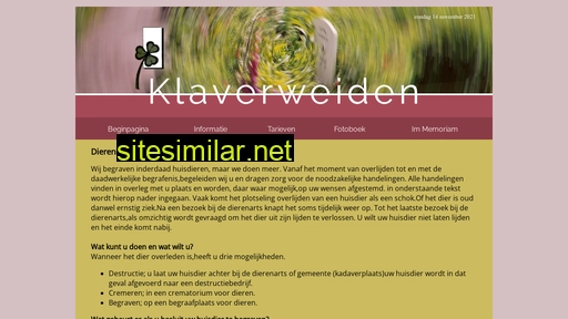 klaverweiden.nl alternative sites