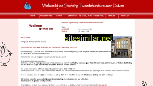 kledingbeursduiven.nl alternative sites
