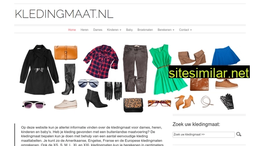 kledingmaat.nl alternative sites