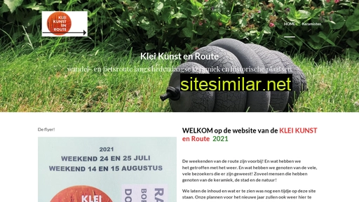 kleikunstenroute.nl alternative sites