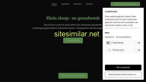 kleinsloopengrondwerk.nl alternative sites