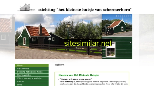 kleinstehuisjeschermerhorn.nl alternative sites