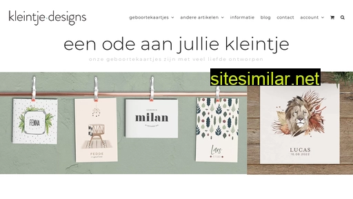 kleintjedesigns.nl alternative sites
