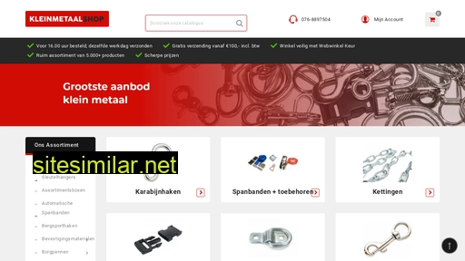 kleinmetaalshop.nl alternative sites