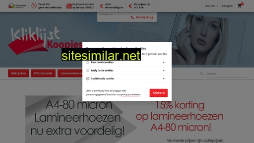 kliklijstkoopjes.nl alternative sites