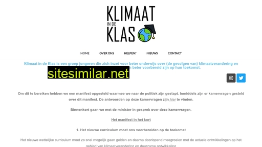 klimaatindeklas.nl alternative sites
