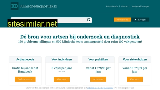 klinischediagnostiek.nl alternative sites